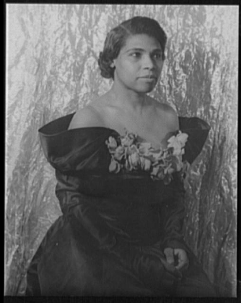 Portrait of Marian Anderson | Photo by Carl Van Vechten, courtesy of the Library of Congress