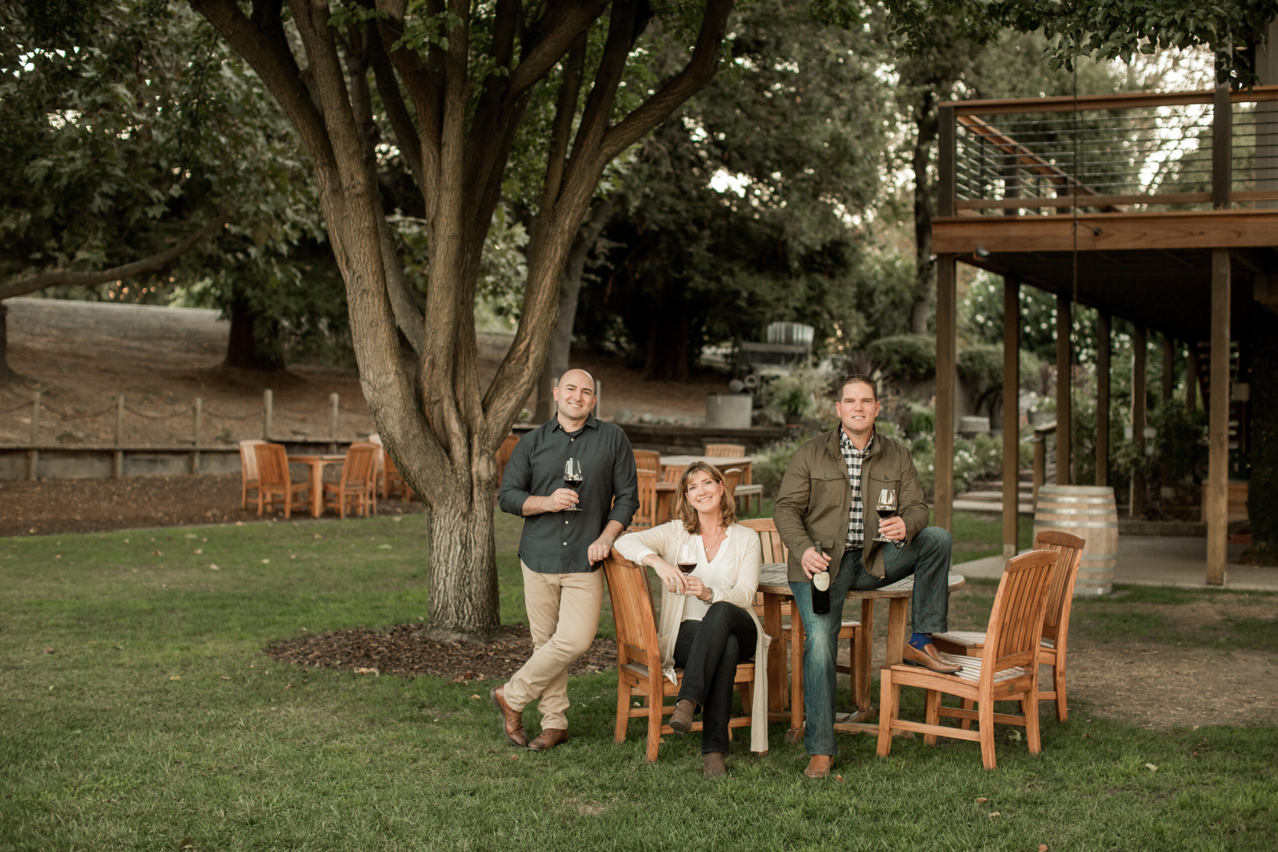 •	Ryan, Jody and Warren Bogle @ Home Ranch: Warren, Jody and Ryan Bogle