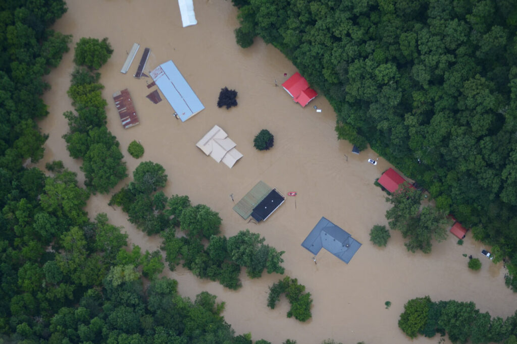 A Kentucky National Guard Soliders and Airmen aided in flood relief efforts in response to a declared state of emergency in eastern Kentucky late July 2022 | Photo courtesy of the U.S. Department of Defense and Courtesy Footage