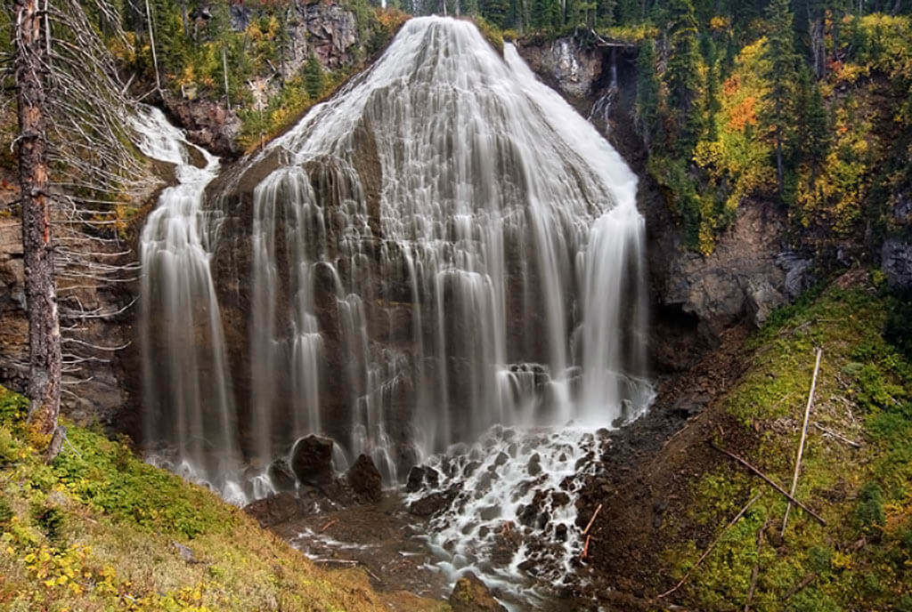 Union Falls along the Fall River in Wyoming