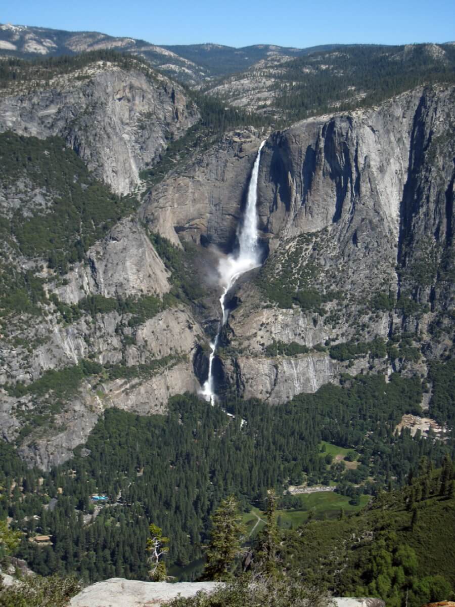 Sentinel Falls in Yosemite Valley on the Merced River