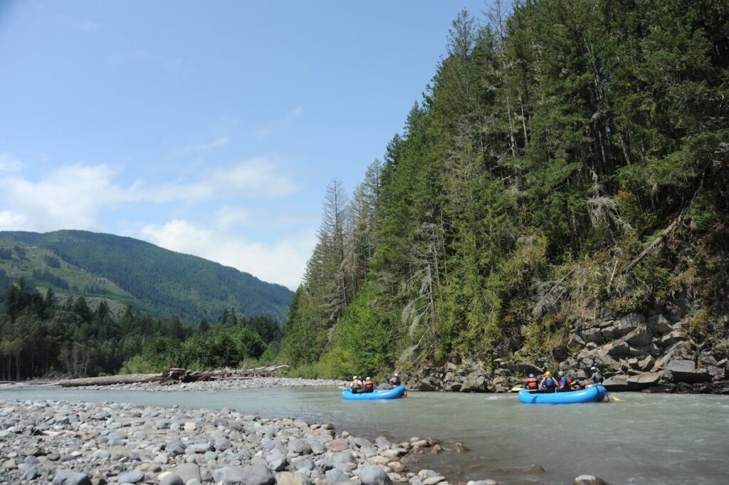 Rafters on the Nooksack River in Washington | Photo by Tom O'Keefe