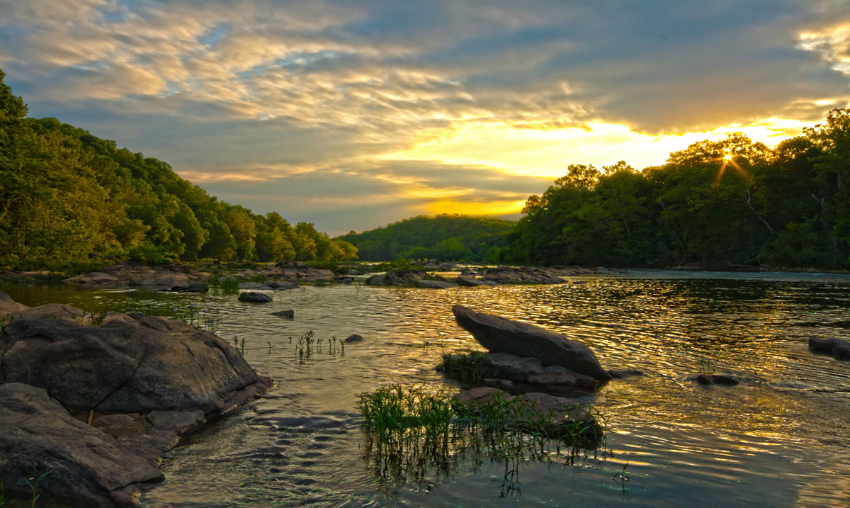 The Rappahannock River in Fredericksburg, VA | Justin Critzer (Flickr)