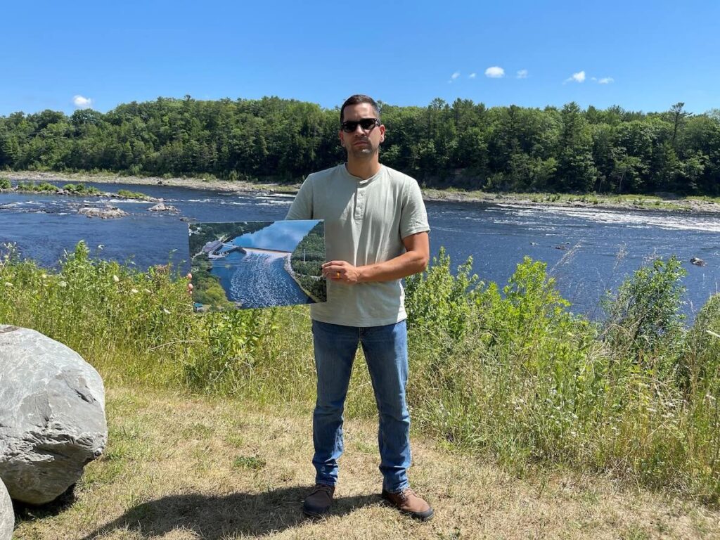 Joey at Penobscot River Restoration in July 2022