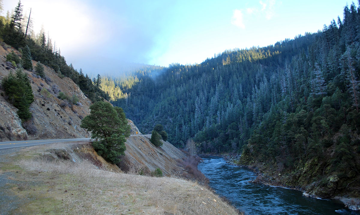 image for Highway 96 follows a course along the Klamath River in Northern California | Matt Baun/USFWS