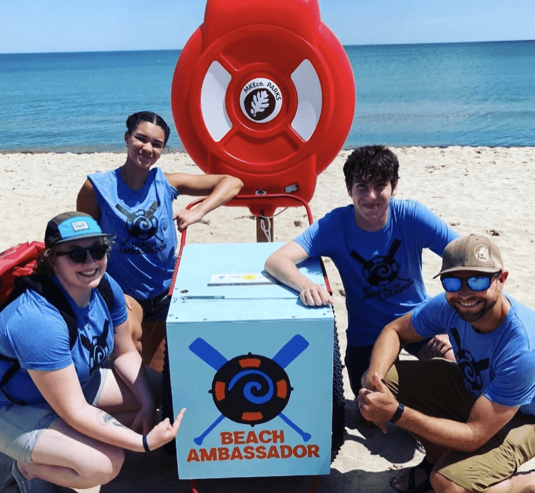 Milwaukee Water Commons Beach Ambassadors 2022 | Photo courtesy of Milwaukee Water Commons