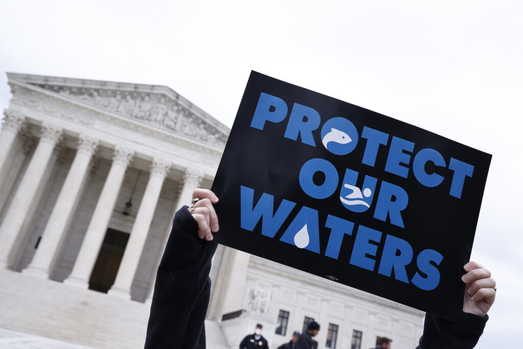 Rally To Protect Our Waters, Supreme Court Reviews Sackett Case Which Could Drastically Reduce Clean Water Protections