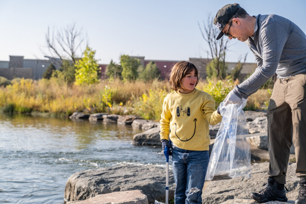 National River Cleanup on the St. Vrain River in Longmont, Colorado | Photo by Jason Houston