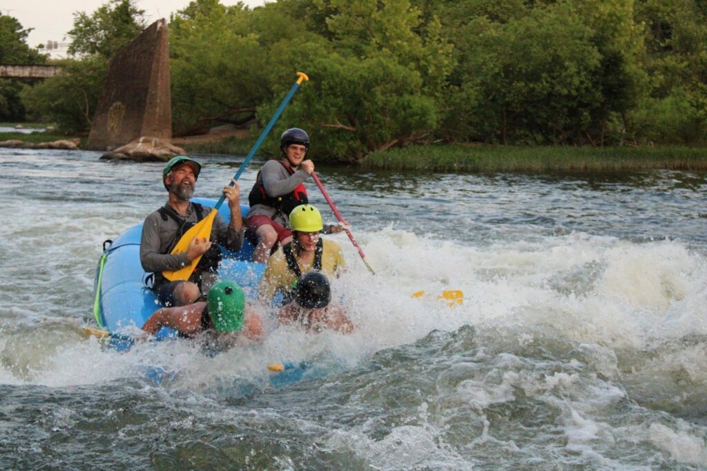 Raft guides on the James River, VA | Photo by Kynan Studdard