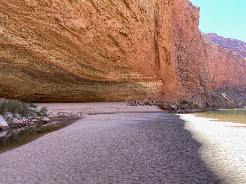 The beach below Redwall Cavern | Photo by Sinjin Eberle