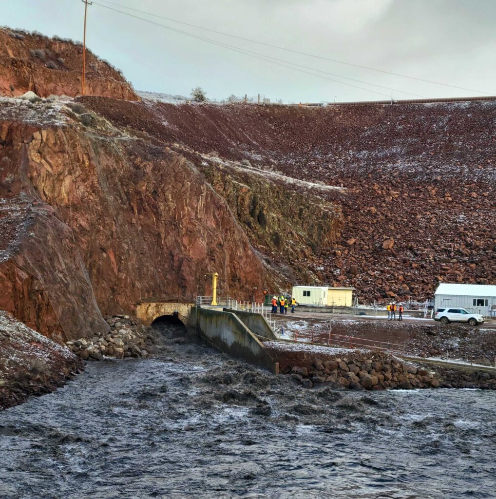 The start of the Iron Gate Dam reservoir draw down | Photo by Olivia Dorothy