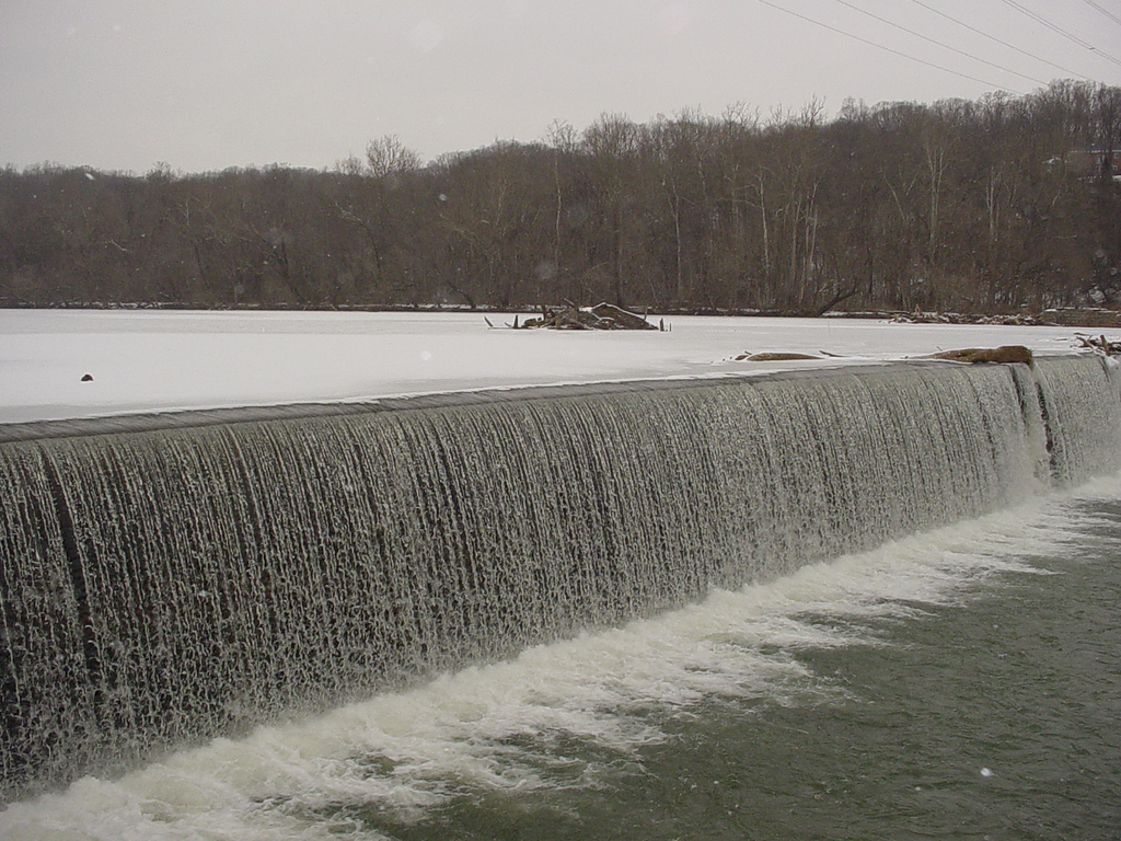 Embrey Low Head Dam before removal