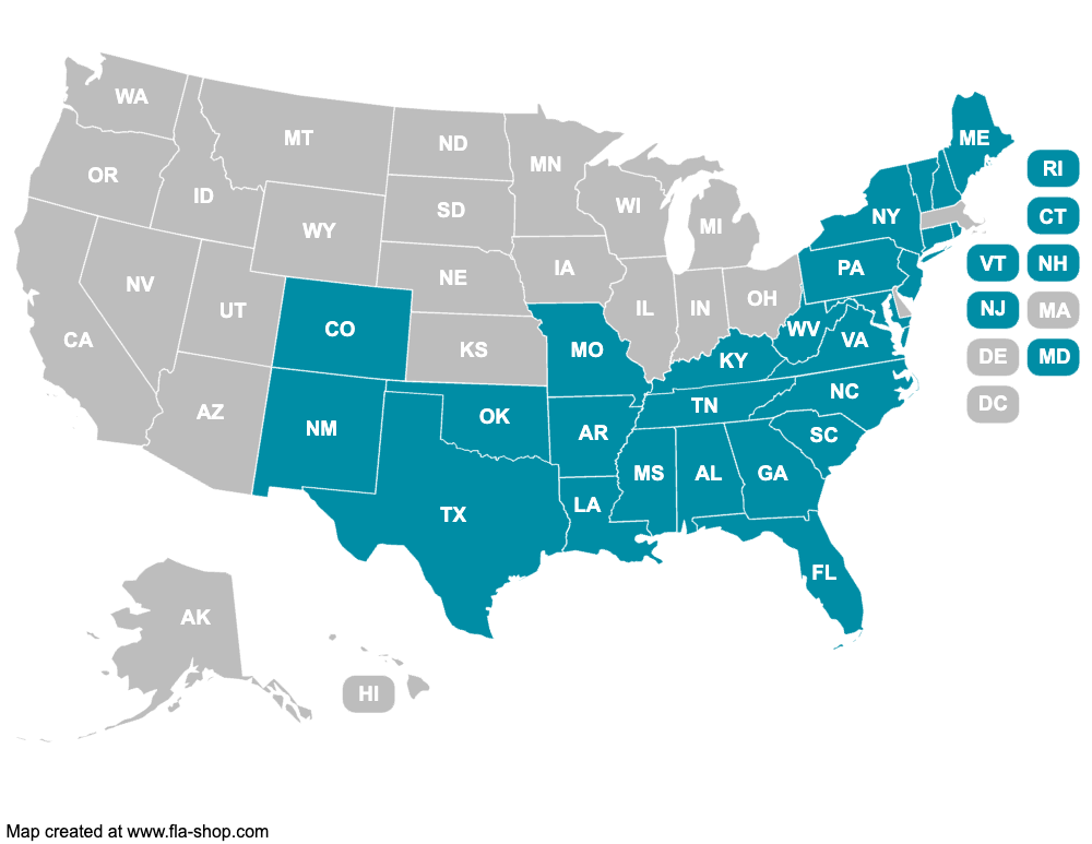 ACT map updated