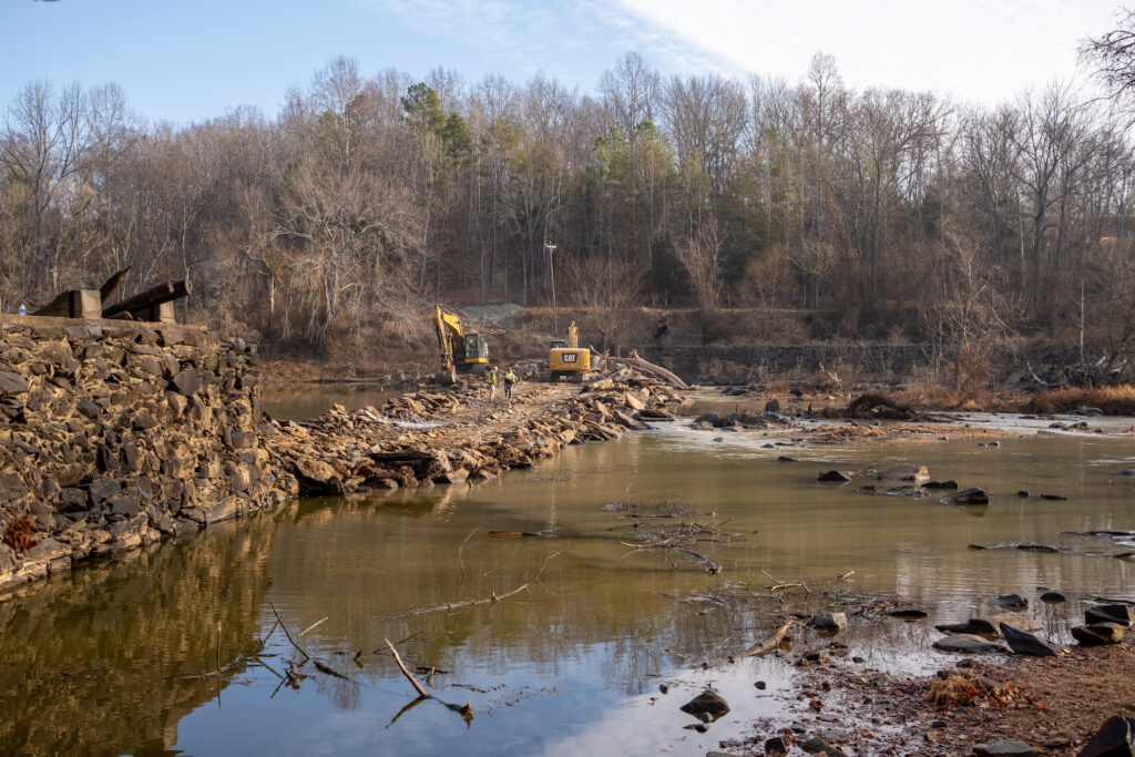 Ramseur Dam Removal, Deep River | Chad Hoffman