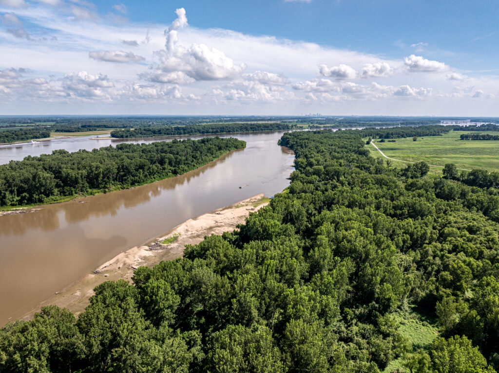 Confluence of the Missouri and Mississippi Rivers, Missouri | Mitch Paine Photography