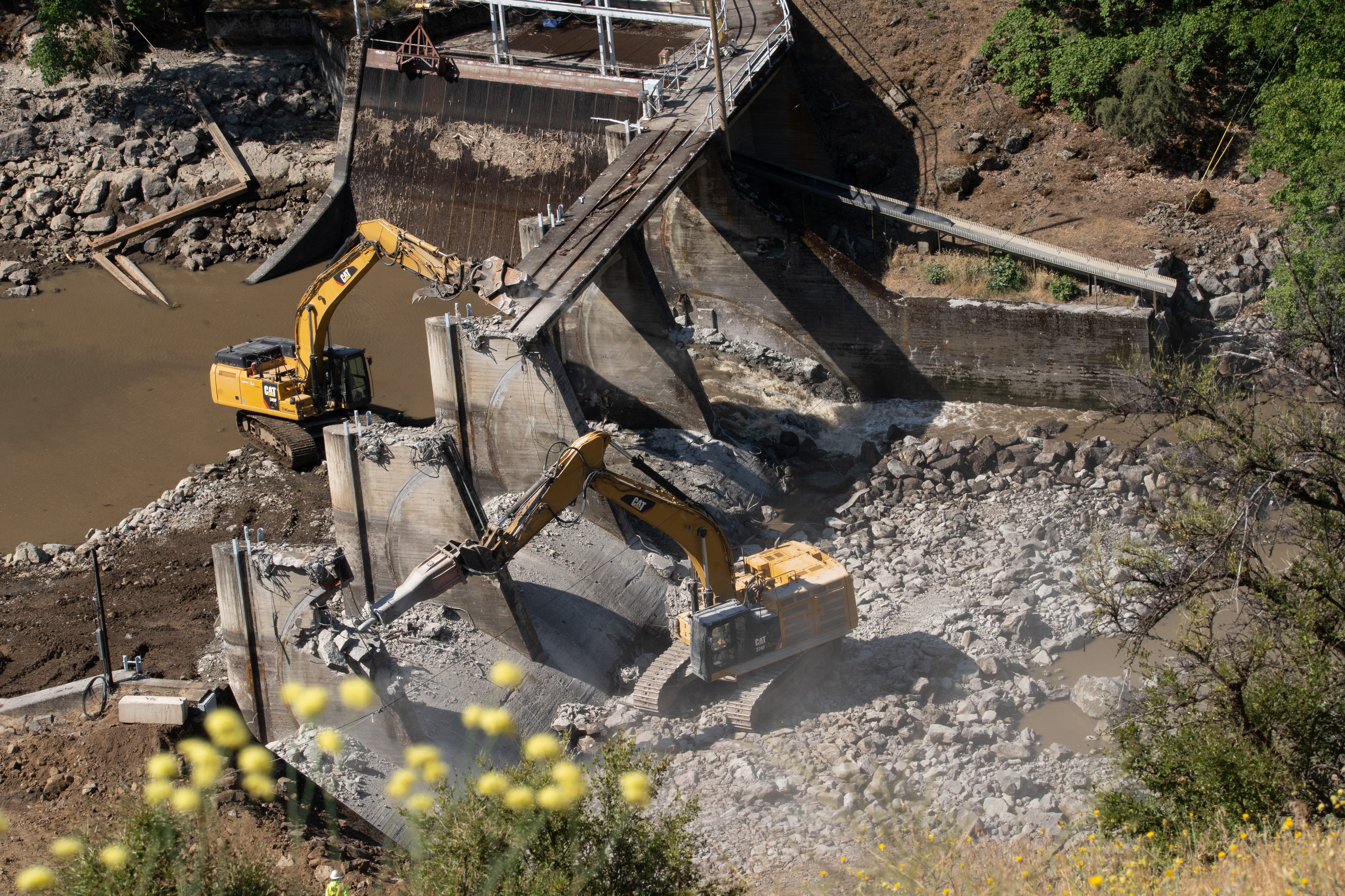 Deconstruction of Copco 2 on the Klamath River, California | Shane Anderson, Swiftwater Films